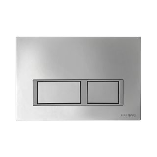 Комплект для установки подвесного унитаза с панелью смыва TECEspring R K401201WCR хром глянцевый контур клавиш хром матовый